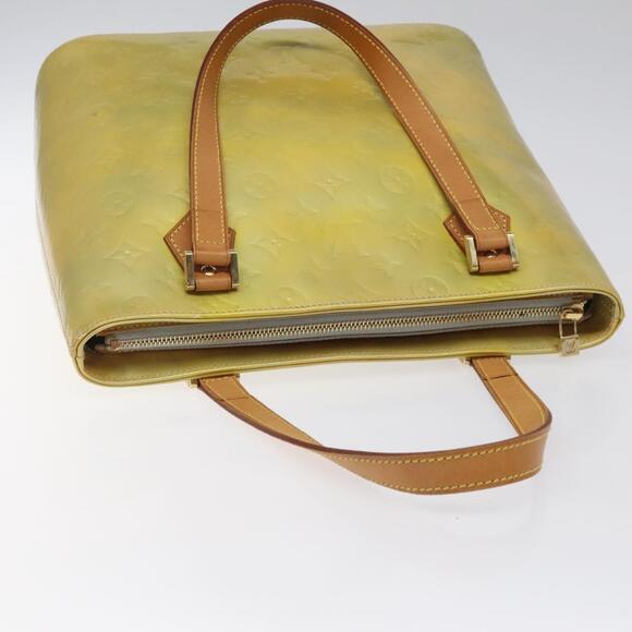 LOUIS VUITTON Monogram Vernis Houston Hand Bag Gris M91053 - Picture 6 of 16